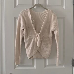 LOFT Women's Cream Sweater Small